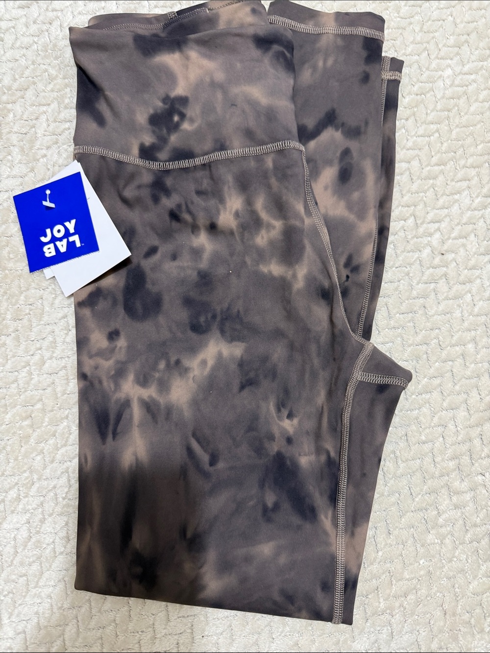 JoyLab Woman’s Brown Tie-Dye Leggings